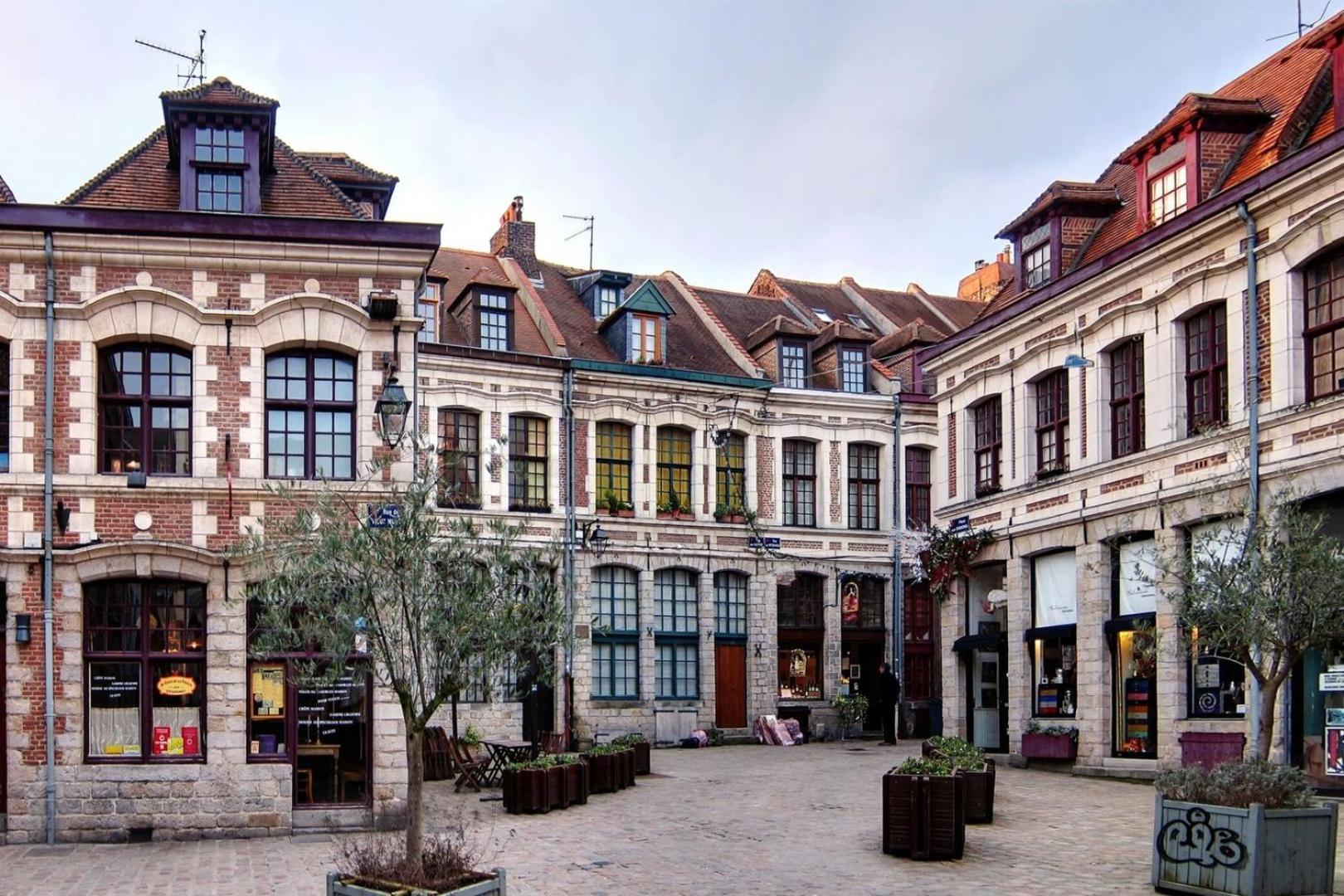 Spacious Apartment W Private Parking In Old Lille Eksteriør billede